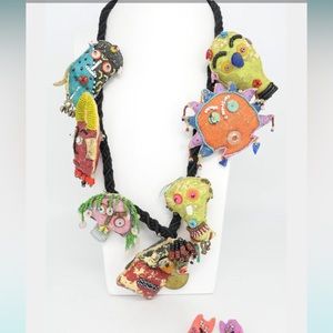 Artisan Multicolor Statement Necklace